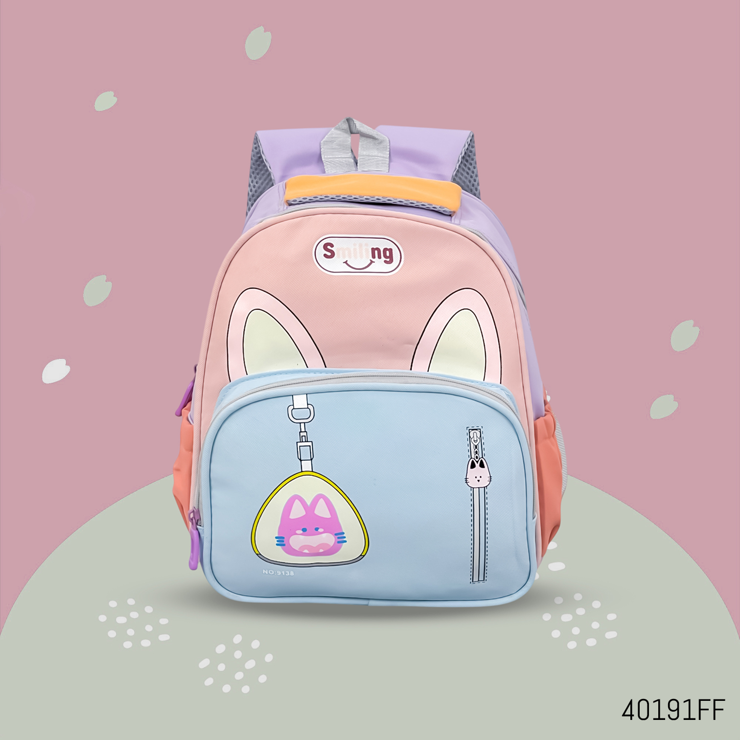 40191ff kids backpack carton motif oxford fab h13 inch 3yr to 6yr china 14.jpg